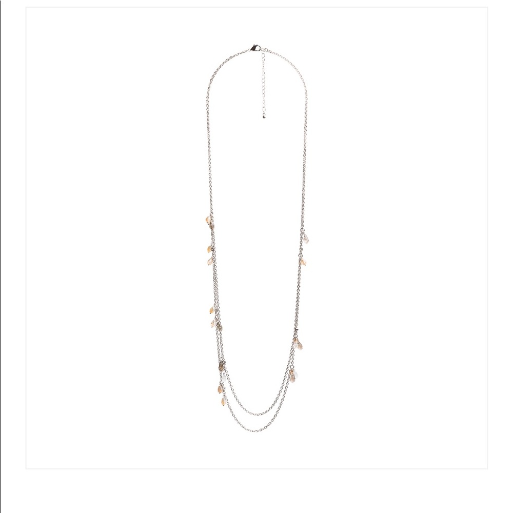 Bancroft Briolette Station Necklace